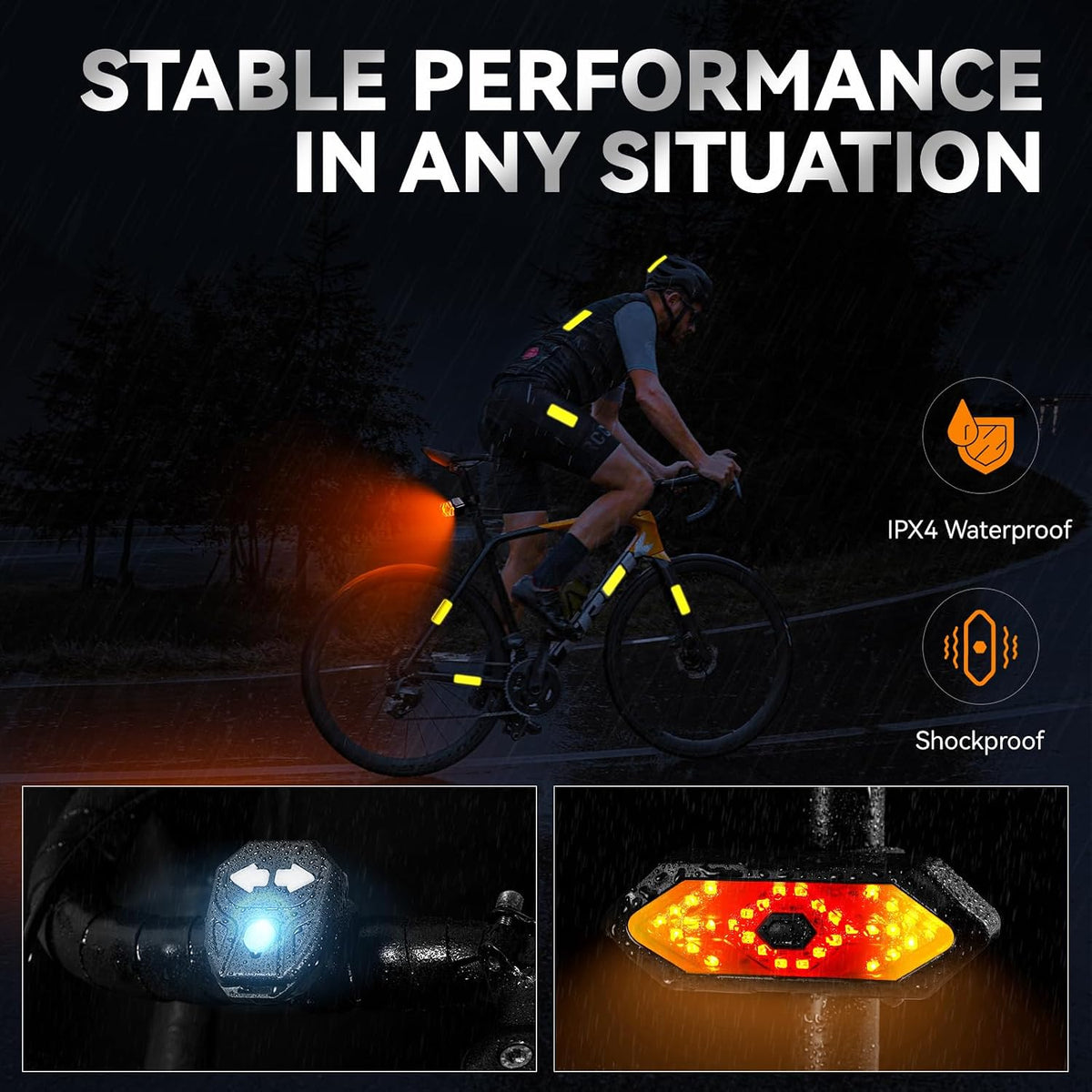 49% OFF Limited Time Deal | Smart Wireless Bike Tail Light With Turn Signals & Remote Control