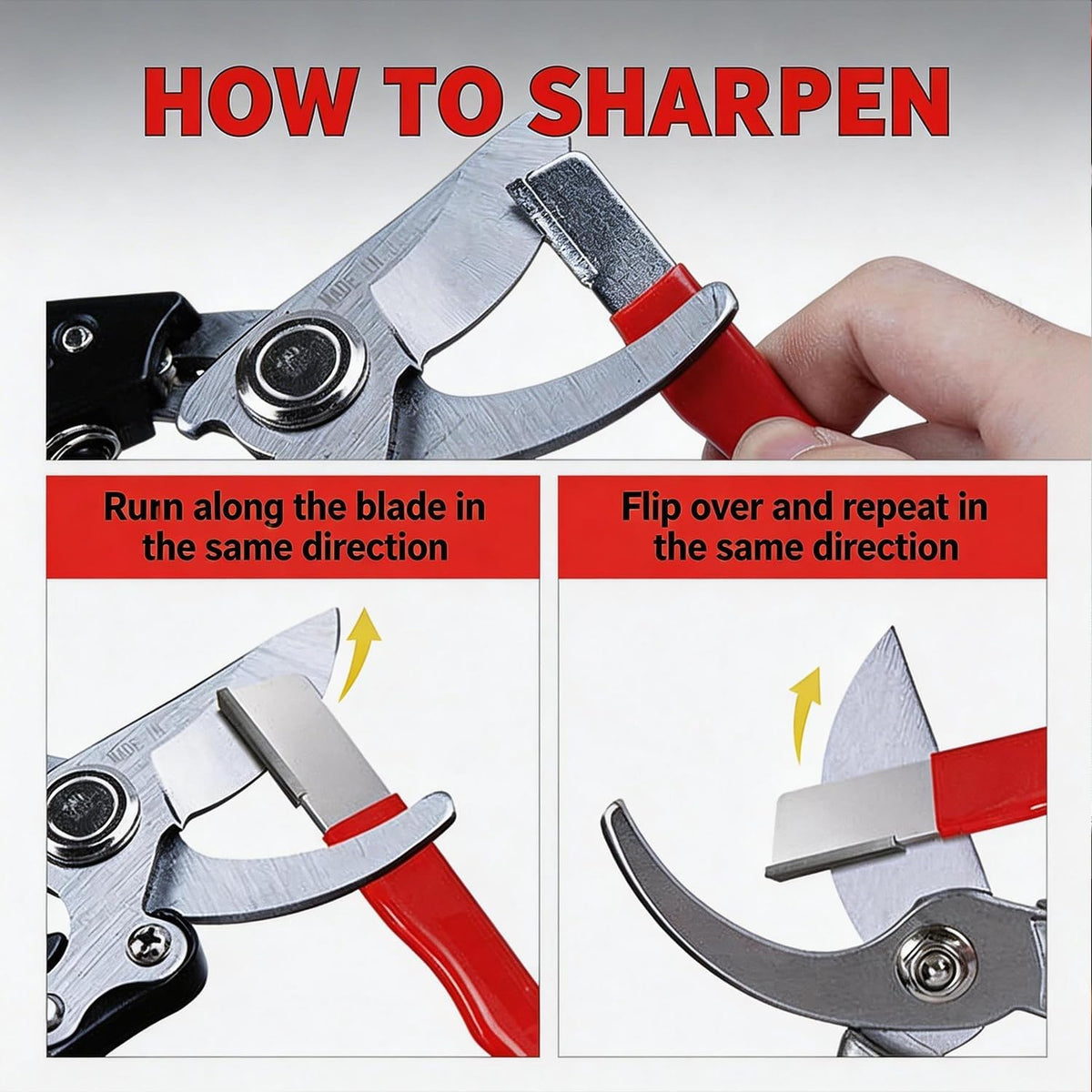 Universal Handheld Knife Sharpening Tool For Kitchen & Garden