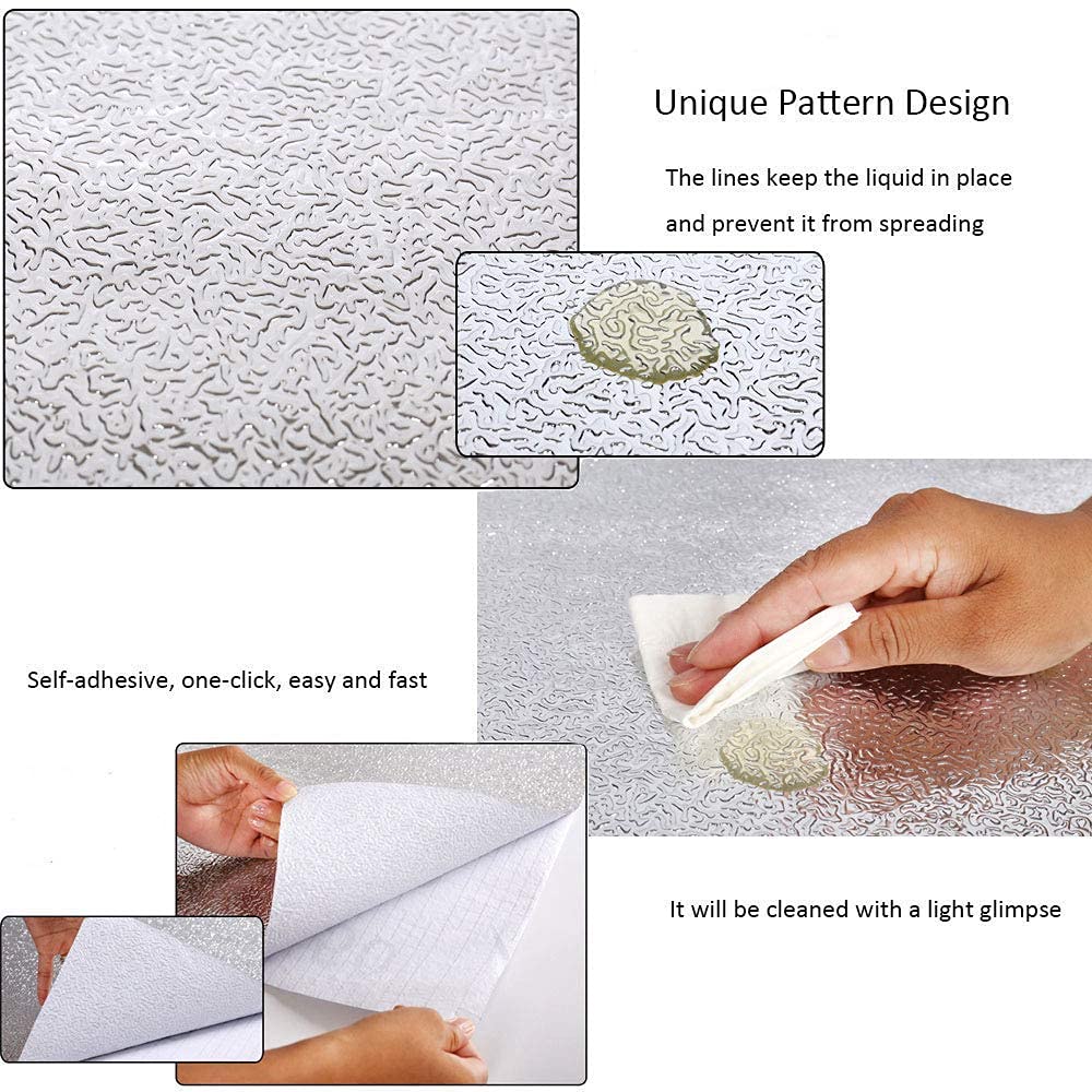 Kitchen Waterproof Oil Proof Aluminum Foil Sticker