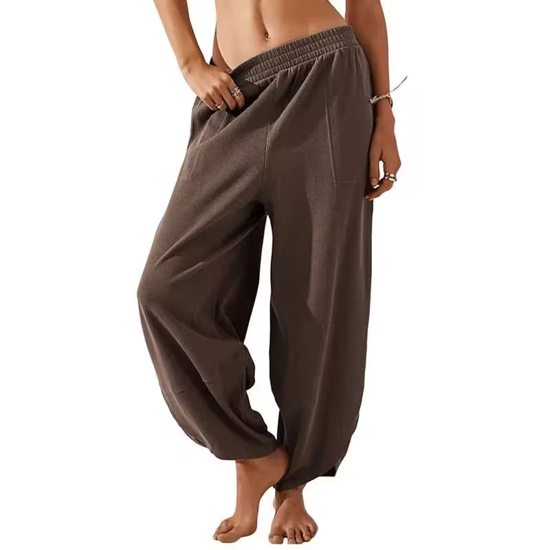 Baggy Pants - Relaxed Fit Wide-Leg Casual Pants