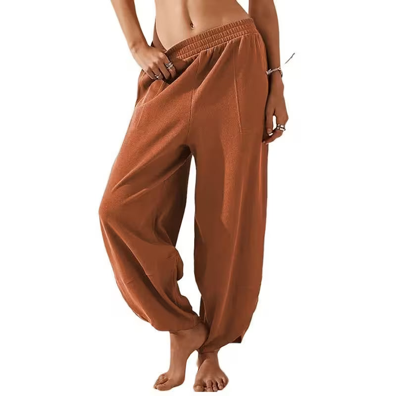 Baggy Pants - Relaxed Fit Wide-Leg Casual Pants