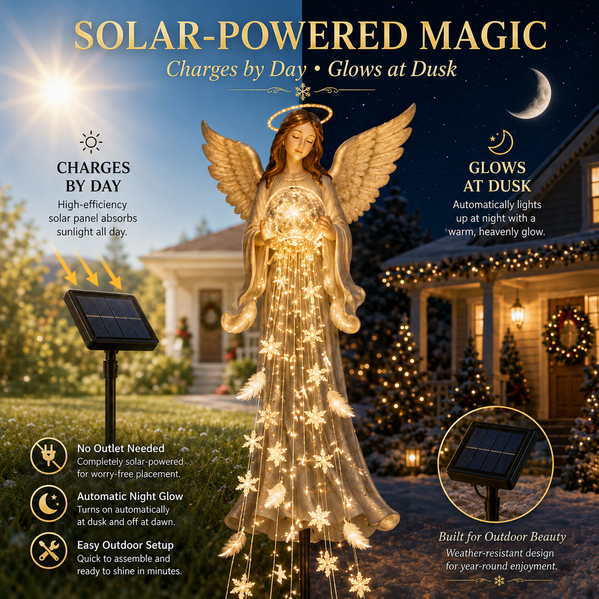 Today Only: Get 49% Off Solar Angel Remembrance Garden Light