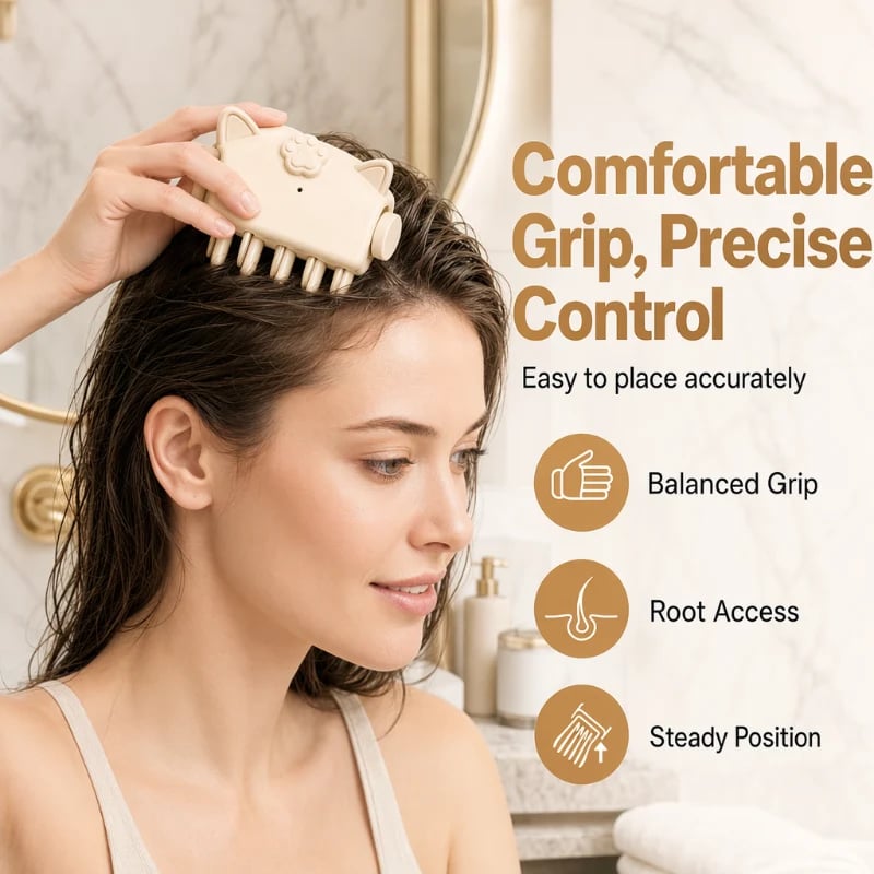 Last Day 49% OFF Wireless Heated Volumizing Root Lift Clip, Portable Travel Hair Styling Tool for Flat Fine Hair