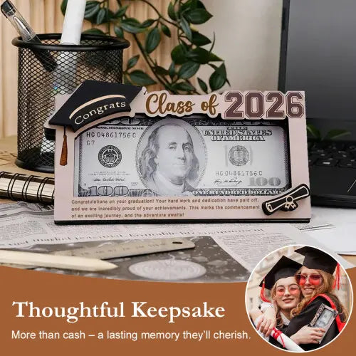 Ends Today: 50% OFF!Class of 2026 Graduation Money Holder – Stylish, Sentimental, Unforgettable