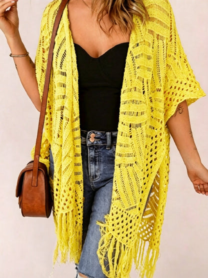 2026 Women's Lightweight Knit Cardigan Perfect for outdoor beach vacations and sun protection