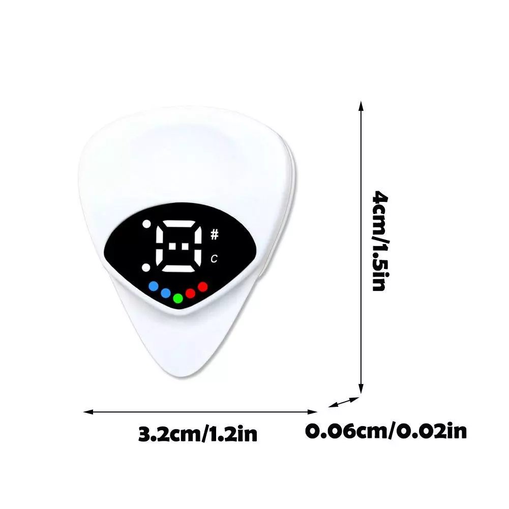 2-in-1 Guitar Pick Tuner – Instant Tuning & Playing in One Smart Tool