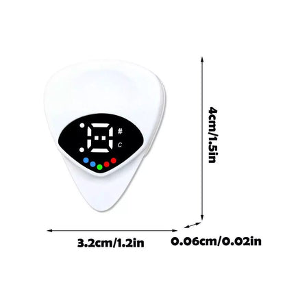 2-in-1 Guitar Pick Tuner – Instant Tuning & Playing in One Smart Tool
