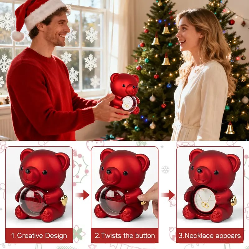 Everlasting Rose Teddy Bear - A romantic gift