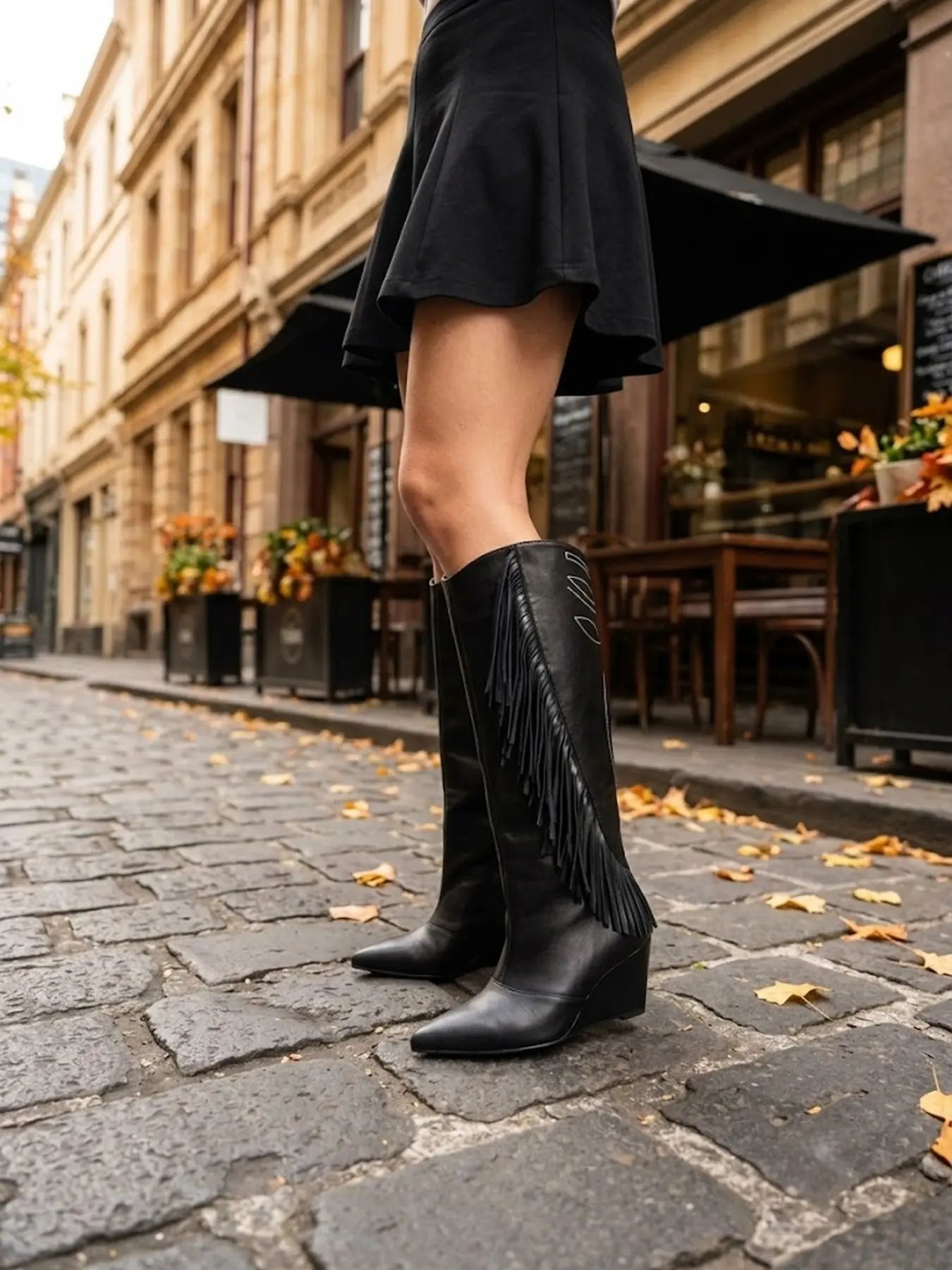 Women's Vintage Embroidered Boots – Zip