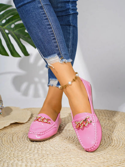 Women's Rubber Loafers – Slip-On, Lightweight