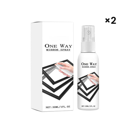 One Way Mirror Spray | Streak-Free Cleaner for Glass, Windows & Mirrors