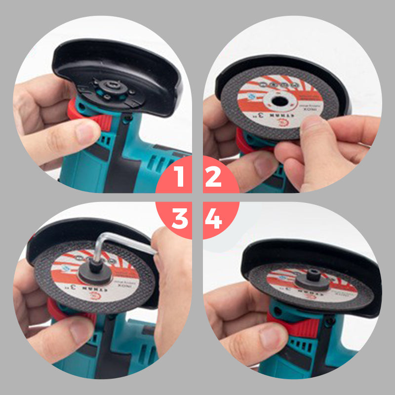 75MM Electric Saw and Grinding Blade Set (7-piece) – for versatile cutting and grinding tasks