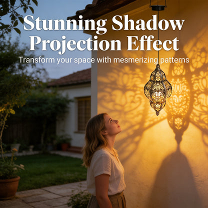 Baroque Style Solar Garden Lantern