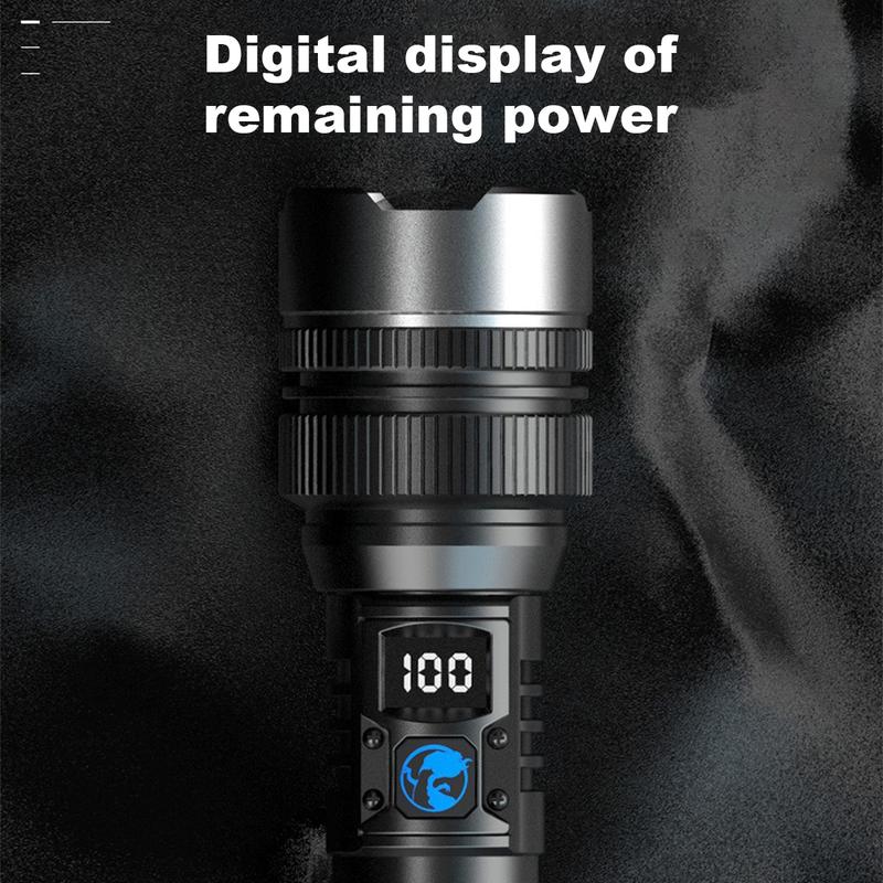 Top-Quality Rechargeable Flashlight with Adjustable Zoom – Your Satisfaction Is Assured.