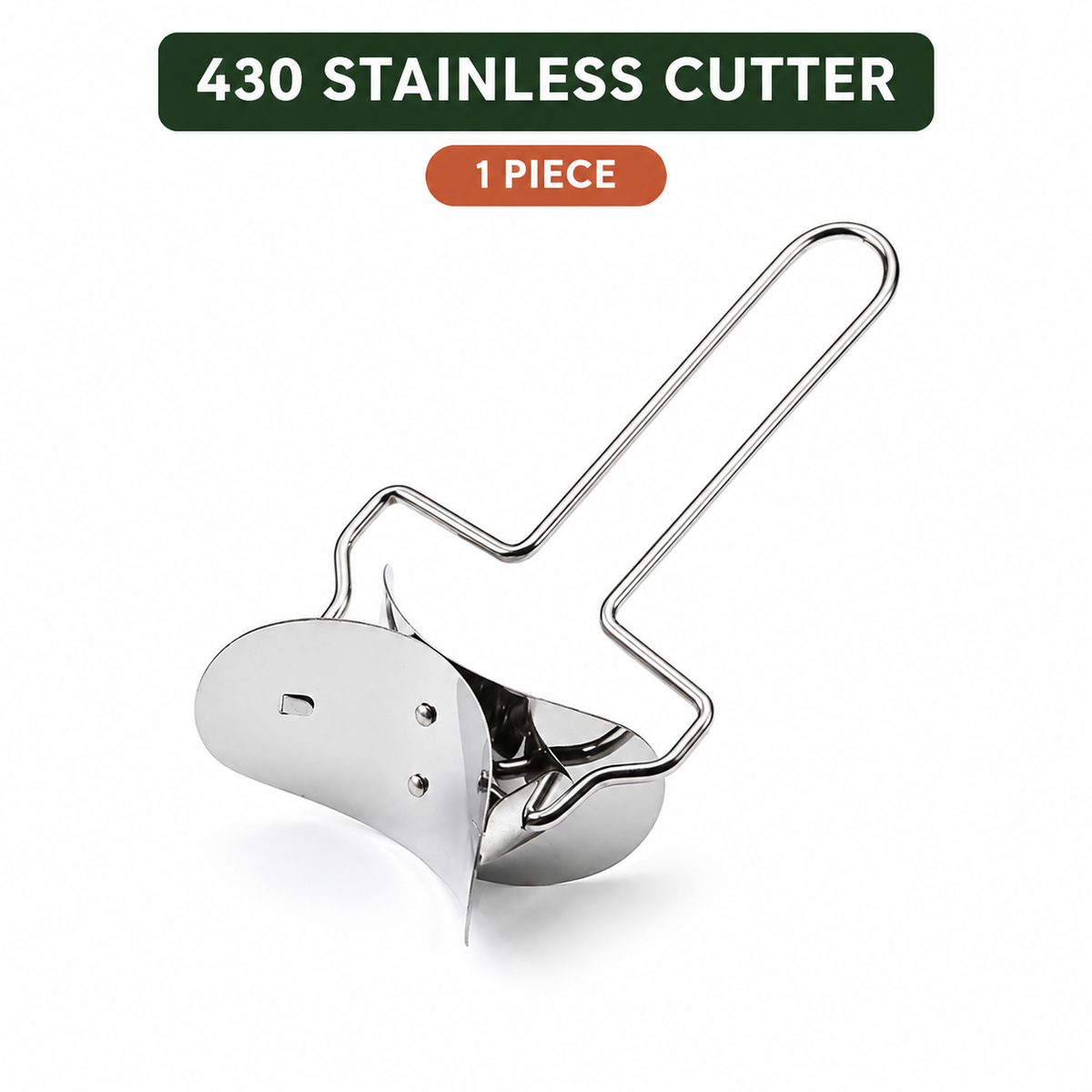 Stainless Steel Dumpling Maker & Dough Cutter Set – Roll, Fill, Press & Seal with Ease