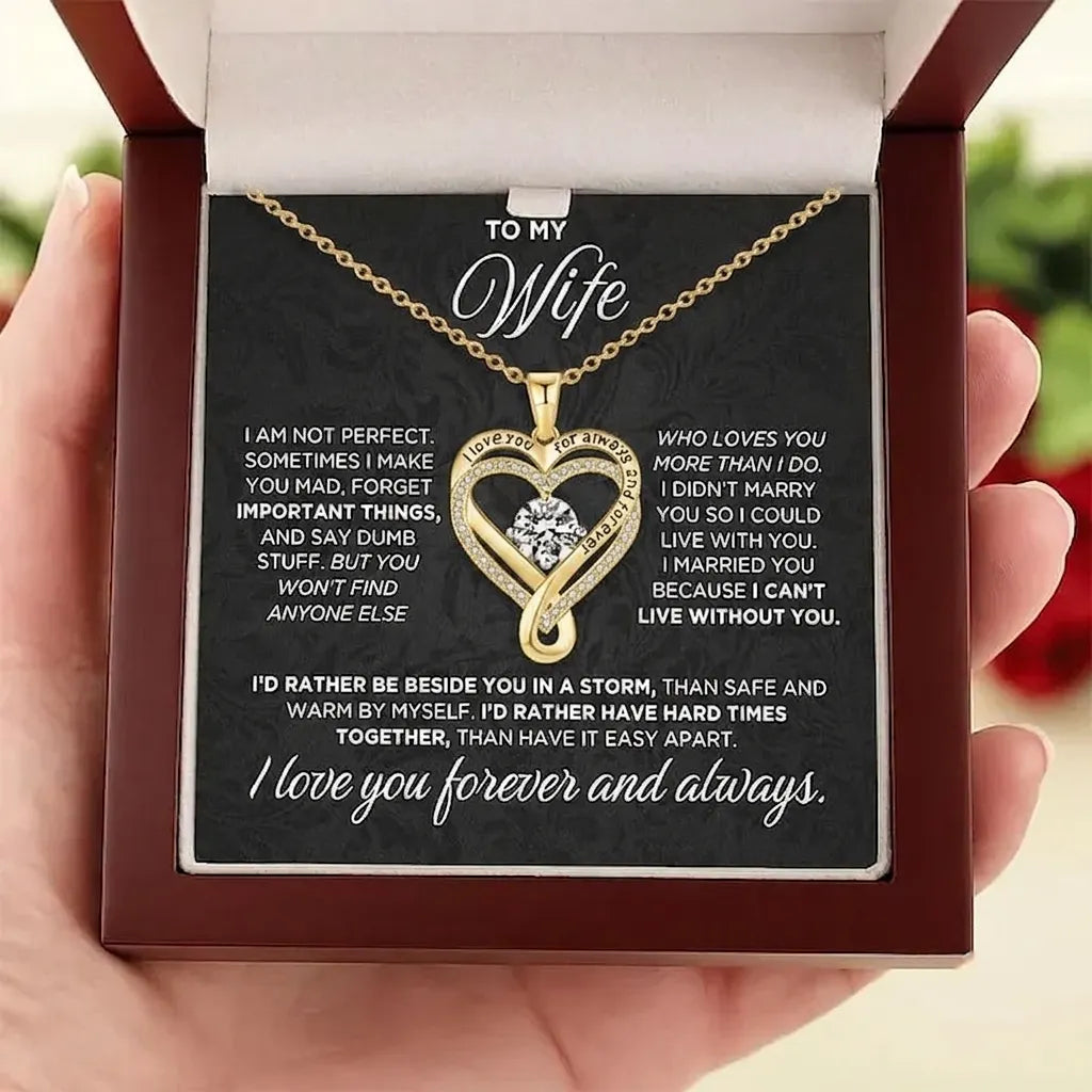For Love - I Love You For Always & Forever Necklace