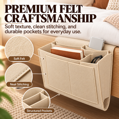 Bedside Hanging Organizer, Convenient Storage for Daily Essentials