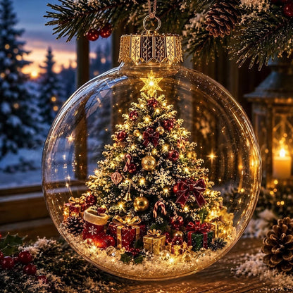 HOT SALE 50% OFF - Glowing Christmas Diorama Ornament