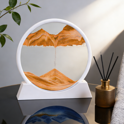 A Masterpiece in Motion: Elegant Sand Art Decor