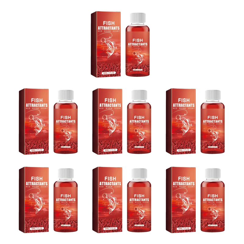 Angler's Secret Concentrated Red Worm Fishing Attractant – Draw More Fish, Faster Bites