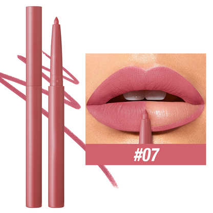12-Color Matte Lip Liner Set- Define Your Lips with Confidence