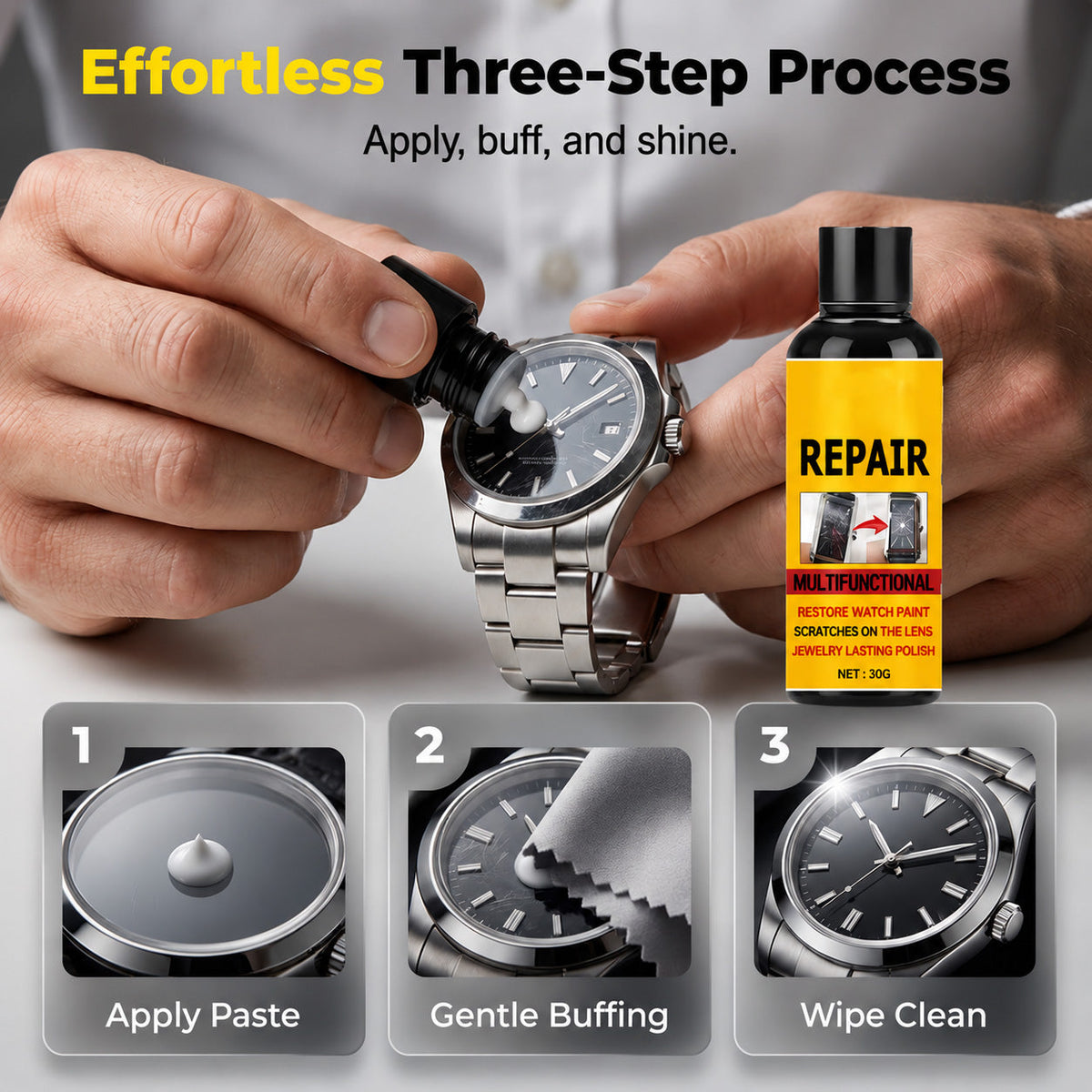 Multifunctional Scratch Repair Polish – Works on All Car Colors