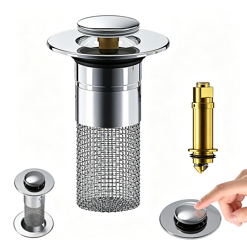 Bathroom Sink Drain Strainer, Pop Up Sink Drain Strain, Bathroom Sink Stopper