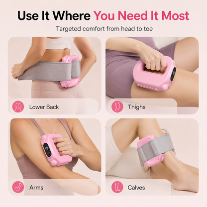 Hands-Free Fascia Massager for Muscle Relaxation & Recovery
