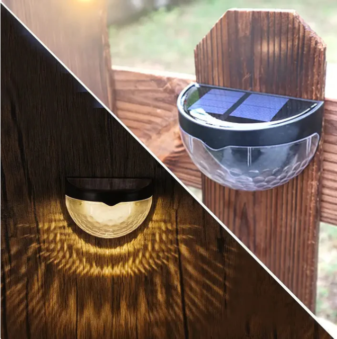 Solar Step Lights – Waterproof Garden Glow in Warm, White & Color Modes