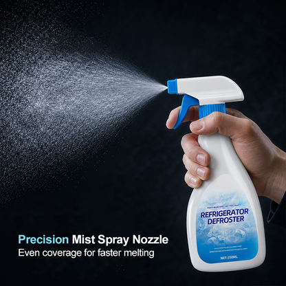 Extra-Large Capacity Refrigerator De-Icing Spray – One Bottle Works Like Three