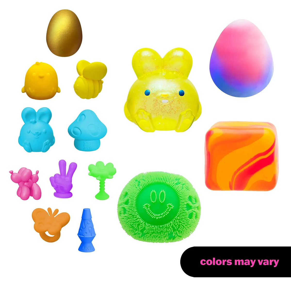 The Ultimate Easter Basket Filler: 12-Piece Sensory Squishy Bundle