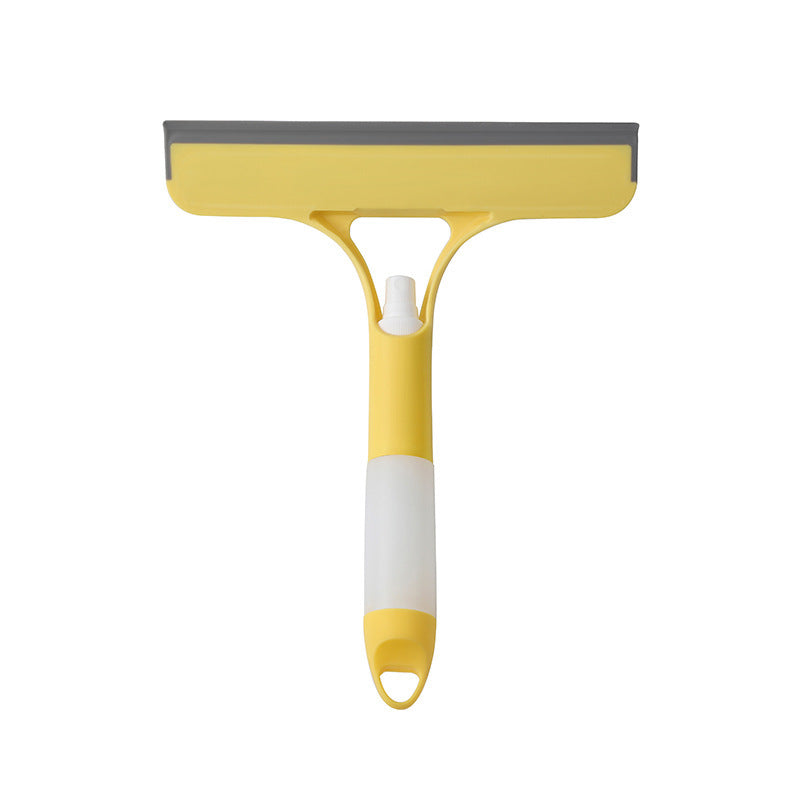 3-in-1 Window Cleaner: Spray + Scrub + Squeegee for Home & Car