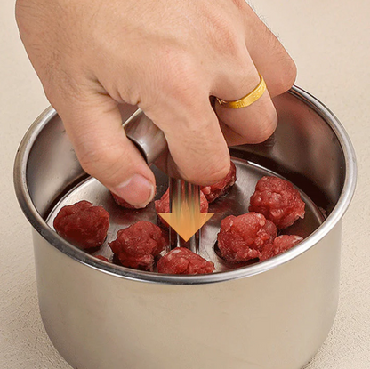 2026 Kitchen Must-Have Stainless Steel Meatball Maker – Easy Press & Perfect Shape