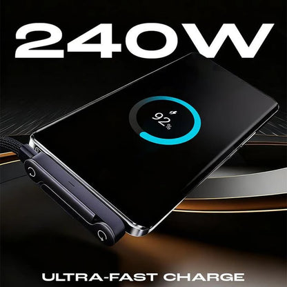 240W Super Fast Charging 360° Rotating Invisible Stand