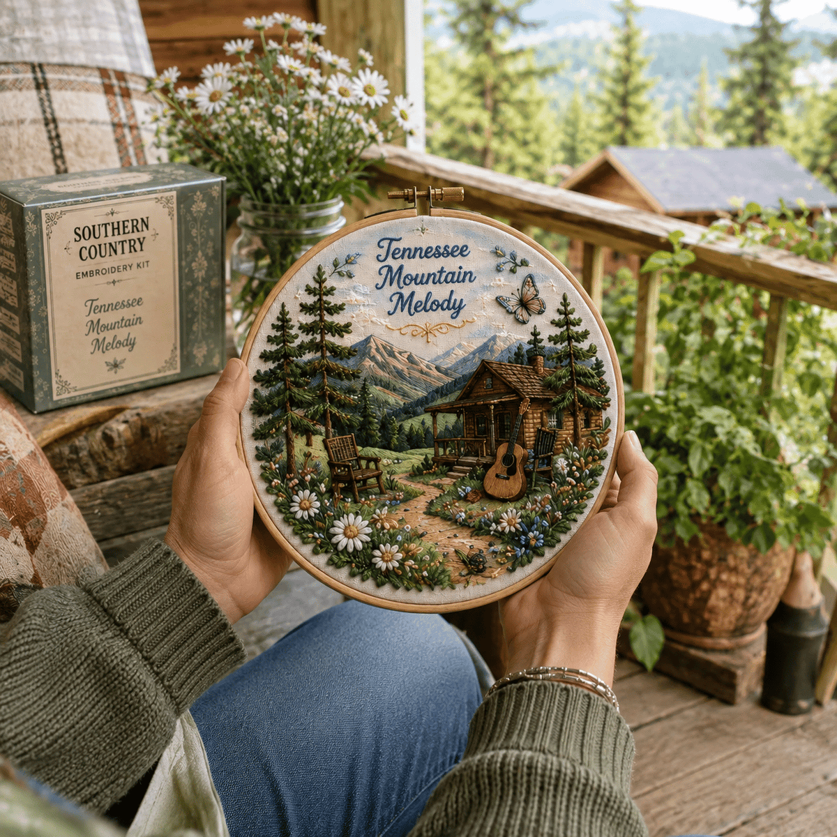 Beginner-Friendly Dolly Southern Country Needlework DIY Kit