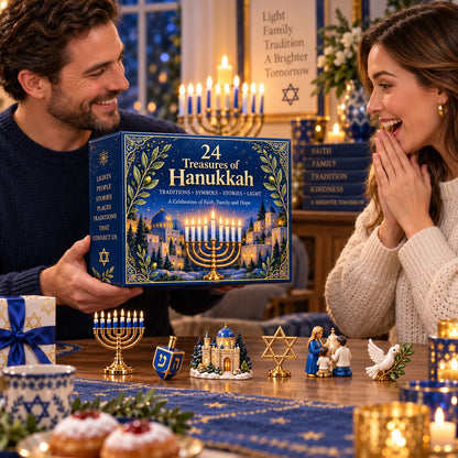 24 Treasures of Hanukkah | 24 Unique Symbols, Keepsakes & Daily Surprises Inspired by Light, Faith & Tradition