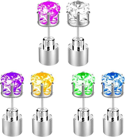 Light-Up LED Stud Earrings – Dazzling Glow for Parties & Festivals