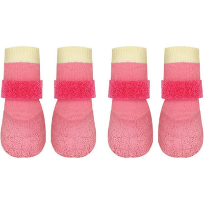 Premium Waterproof Knit Dog Boots – Anti-Slip Paw Protection for Indoor & Outdoor Adventures