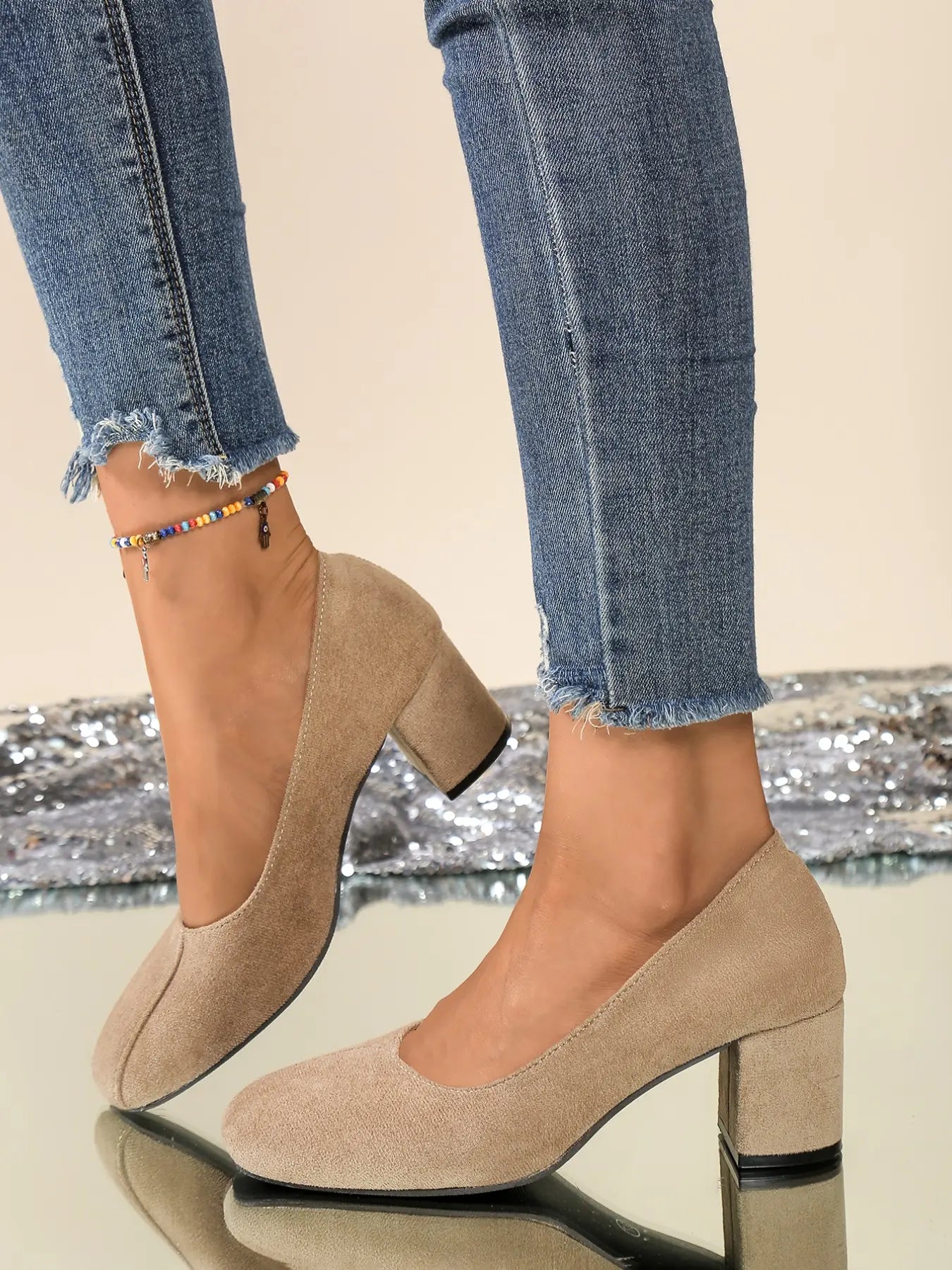 Women's Rubber Heels – Closed Toe