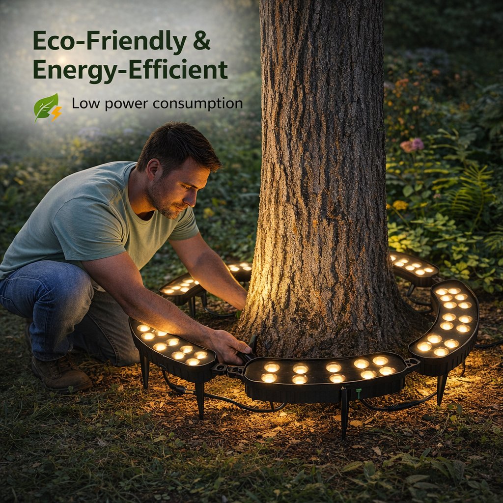 LED Ring Tree Light | Outdoor Waterproof Landscape Spotlight
