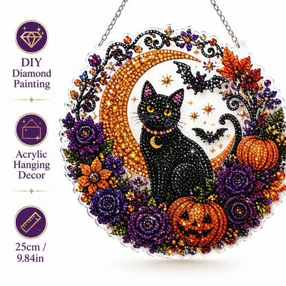Halloween Diamond Painting Hanging Ornament Kit