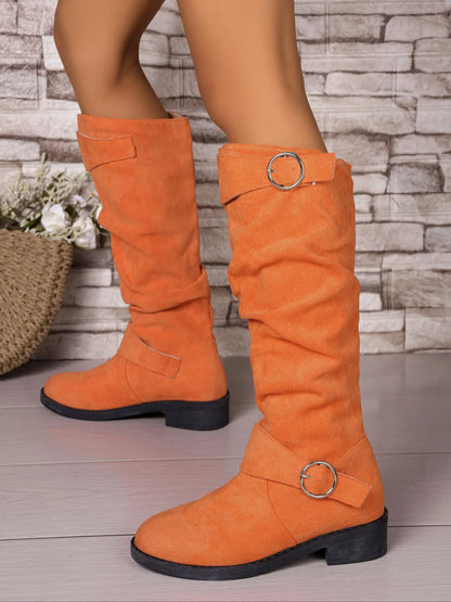 Women's Boots – Minimalist, Western, Adjustable Strap