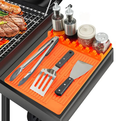 Non Slip Oilproof Griddle Accessory Silicone Storage Mat