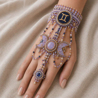 49% OFF – Zodiac DIY Beaded Hand Bracelet Kit – Create Your Celestial Wearable ArtLast DayBUY 3 GET 1 FREE (Add 4 Pcs To Cart)