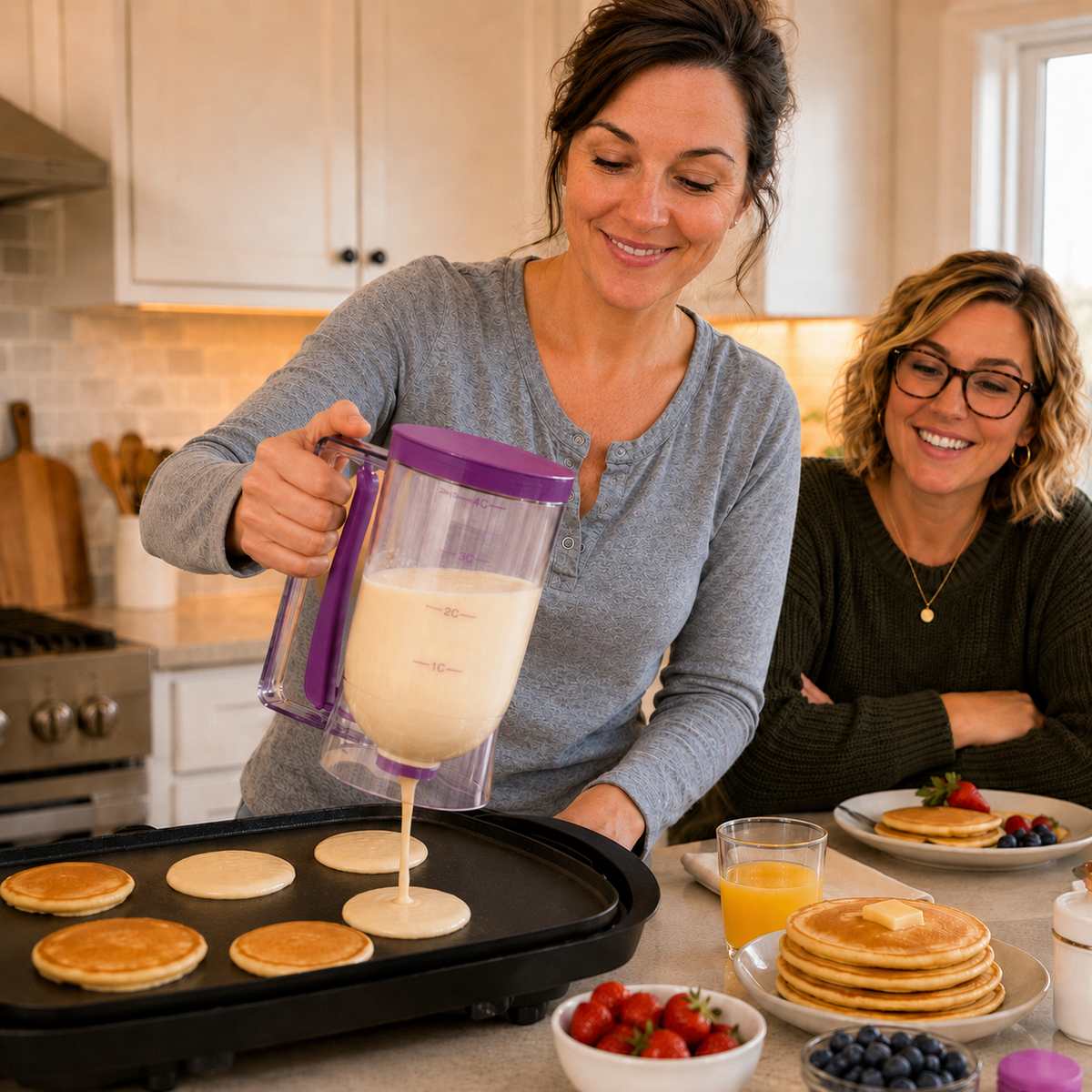 Easy-Pour Pancake & Cupcake Batter Dispenser