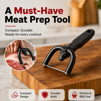 Handheld Fat Trimmer for Beef & Pork BBQ Prep