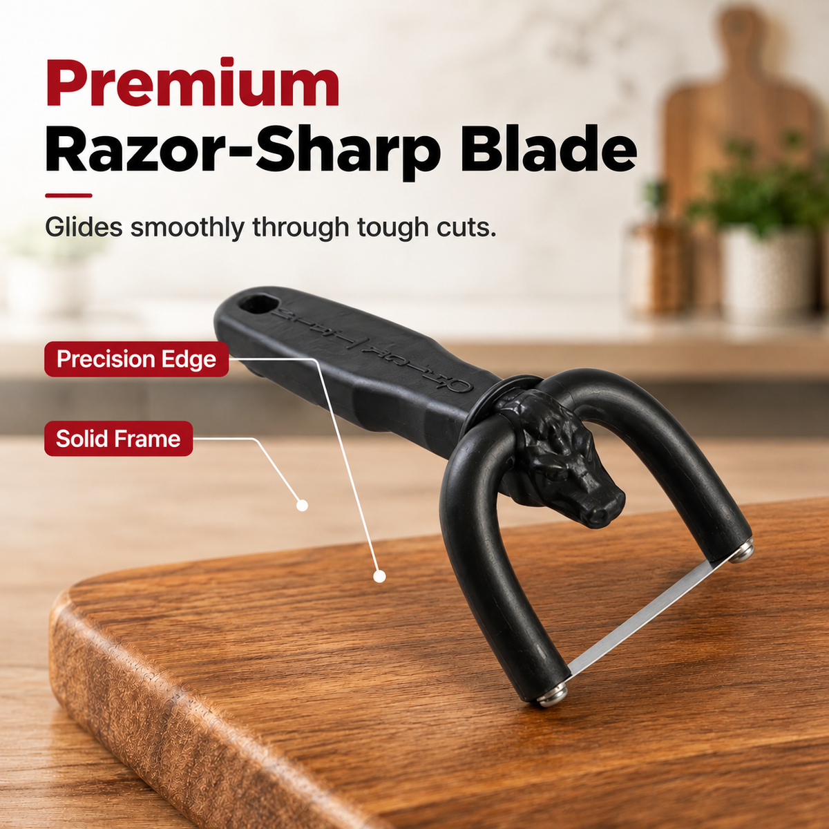 Handheld Fat Trimmer for Beef & Pork BBQ Prep