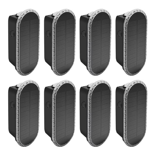 SolarGlow 8 Pack Fence Lights