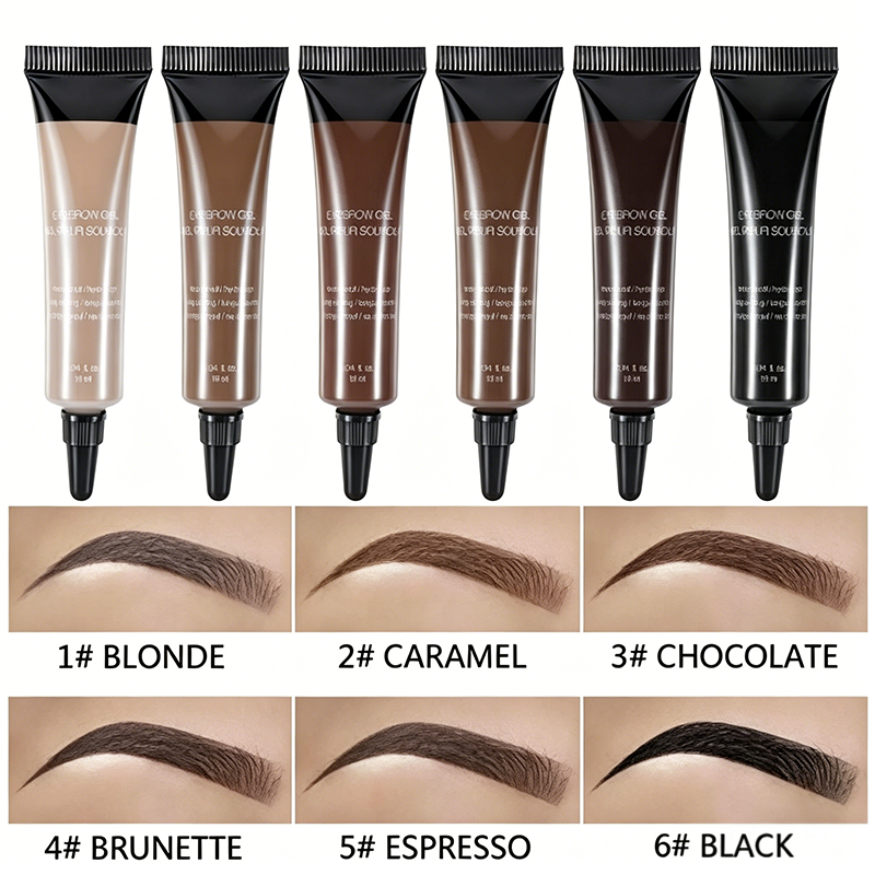 Long-lasting Waterproof Smudge-proof Liquid Eyebrow Gel/Tint