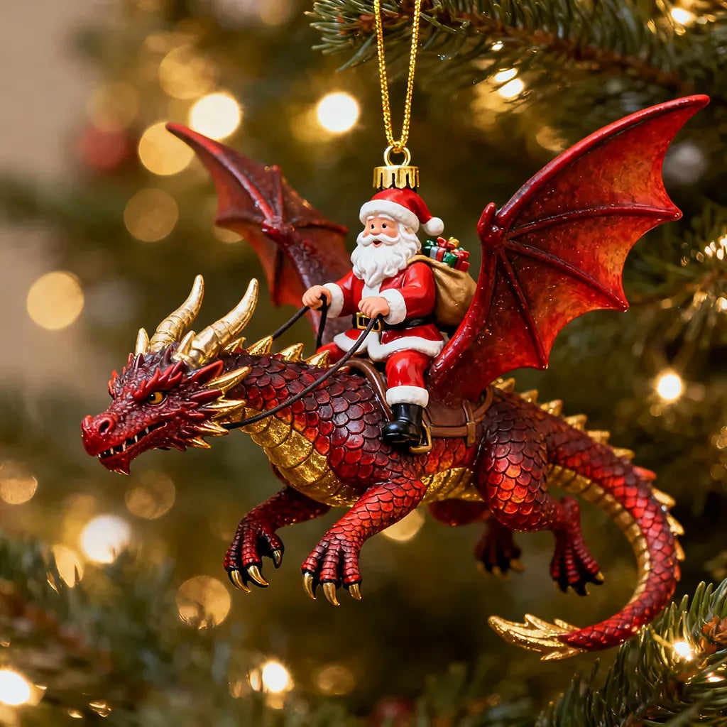 2026 Meaningful Christmas Gift 50K+ SoldSanta’s Dragon Riders Ornament Collection